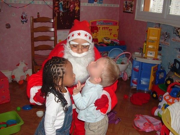 Bisous au père noël
